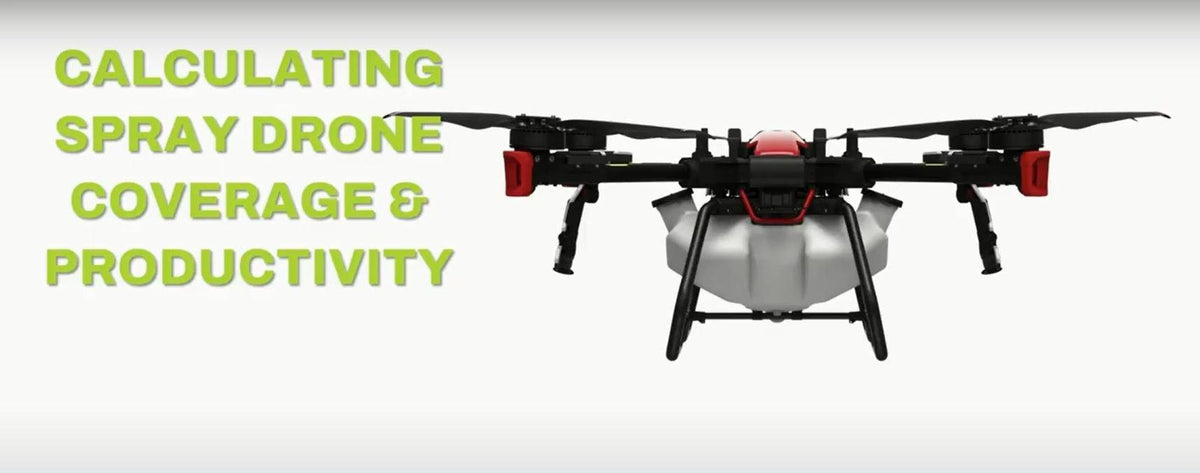 Spray Drone Coverage & Productivity EXPLAINED | XAG V40, DJI T40 etc - HSE-UAV