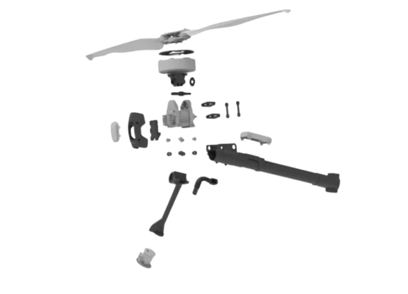 V40 - Arm - Frame Structure (Right Arm)