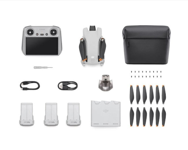 DJI Mini 3 | 4K HDR Camera Drone | Fly More Combo with DJI-RC Screen Controller - HSE-UAV